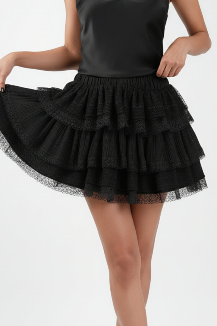 Twirl & Spin Black Skirt