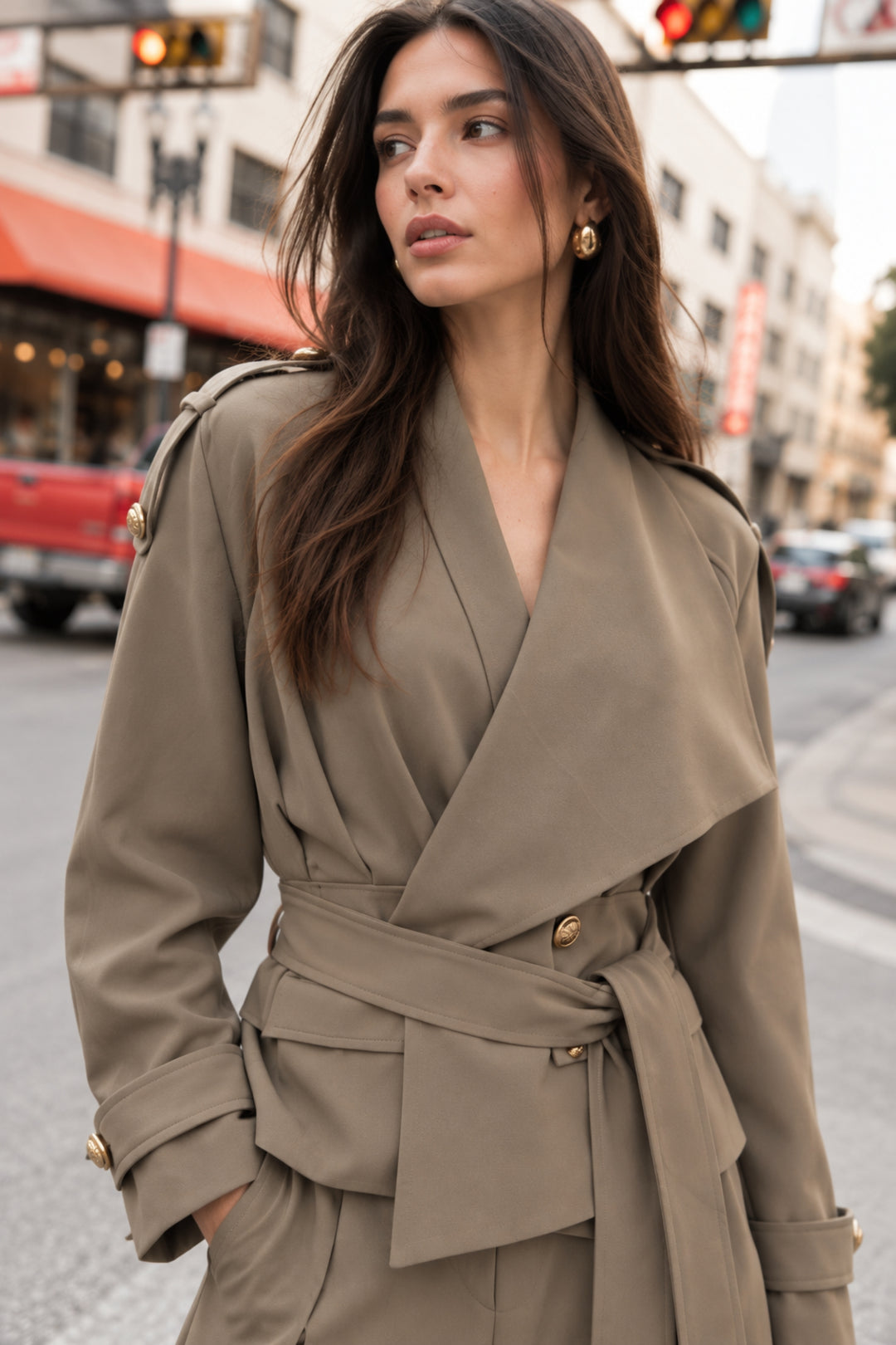 Ivy Belted Wide-Leg Co-ord Set