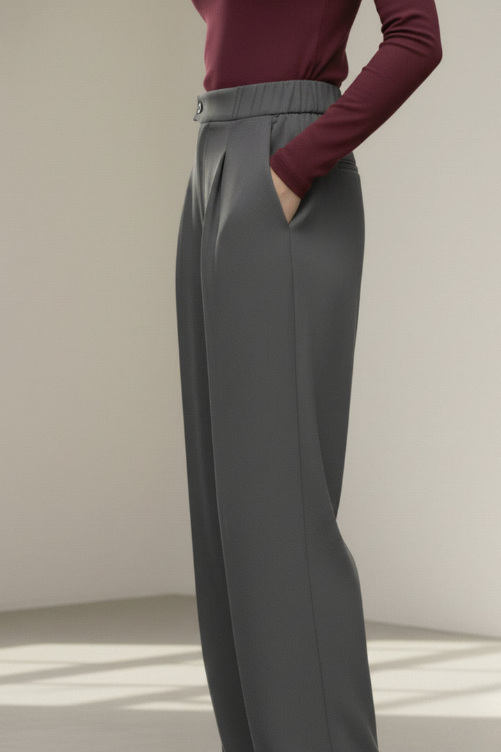 Urban Slate Wide Leg Trouser