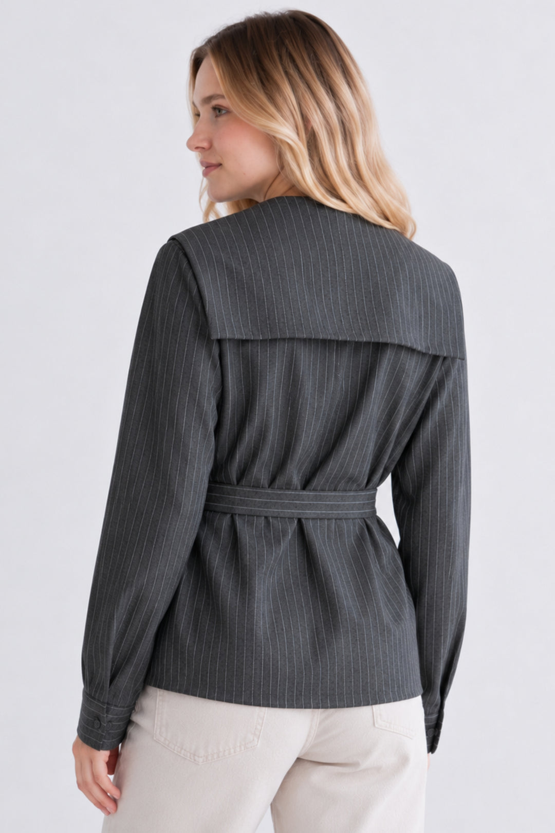 Tailored Wrap Knot Shirt