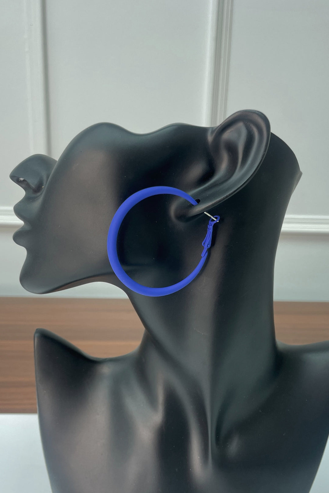 Bluebell Hues Hoop Earrings