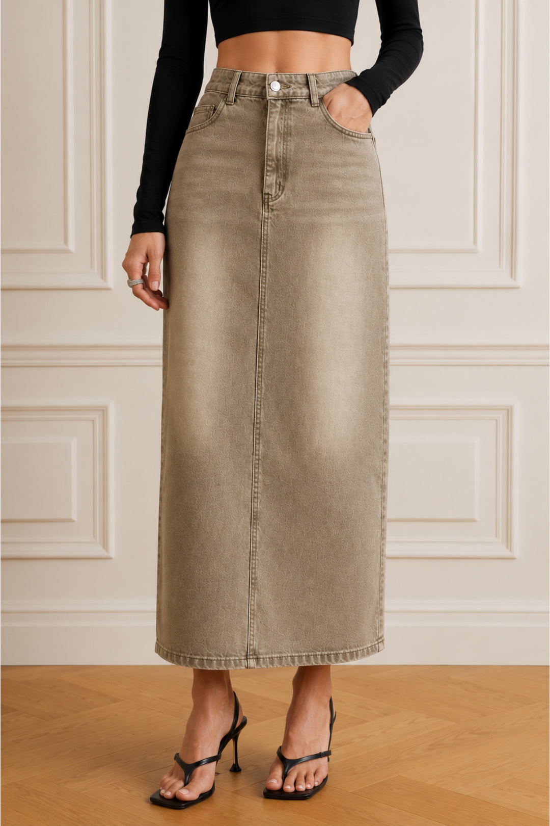 Vintage Inspo Denim Skirt