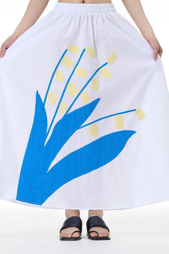 Jasmine White Floral Skirt Co-ord Set