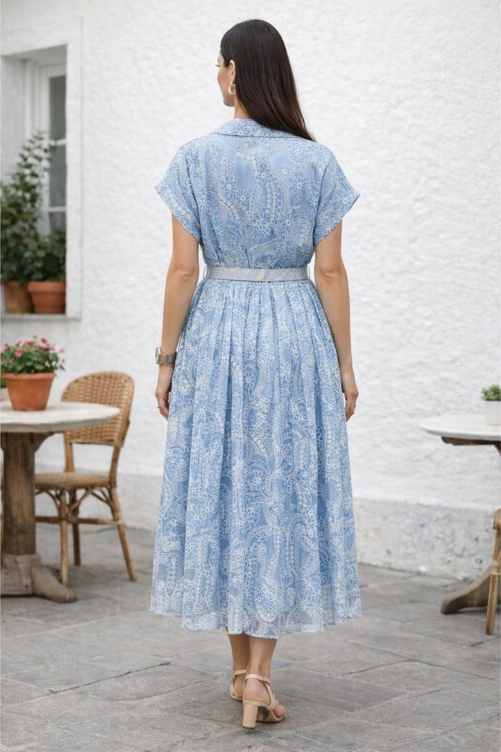 Blue dress for women