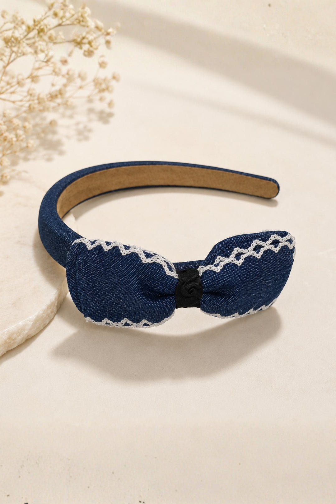 Belle Lace Bow Headband