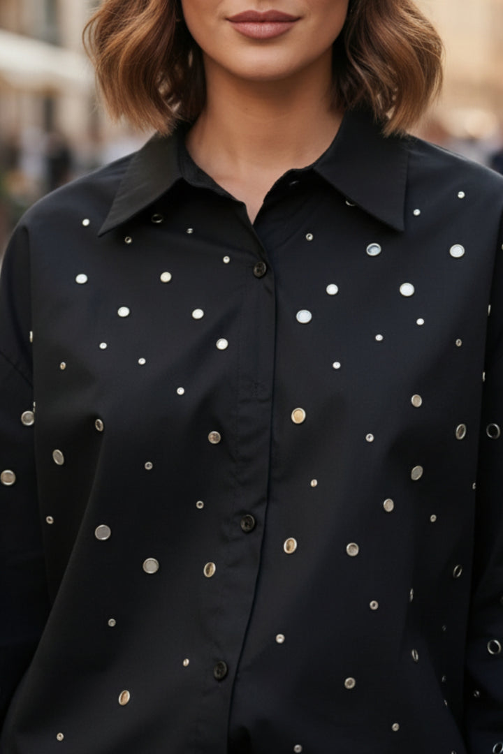 Black Mirror-work Shirt