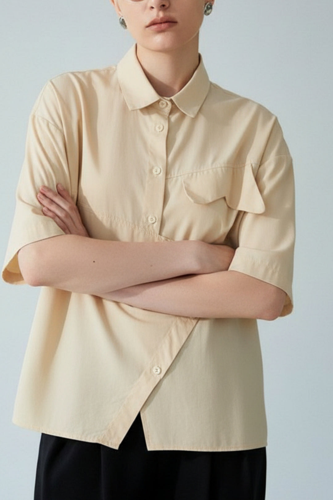 Vanilla Essence Oversized Shirt