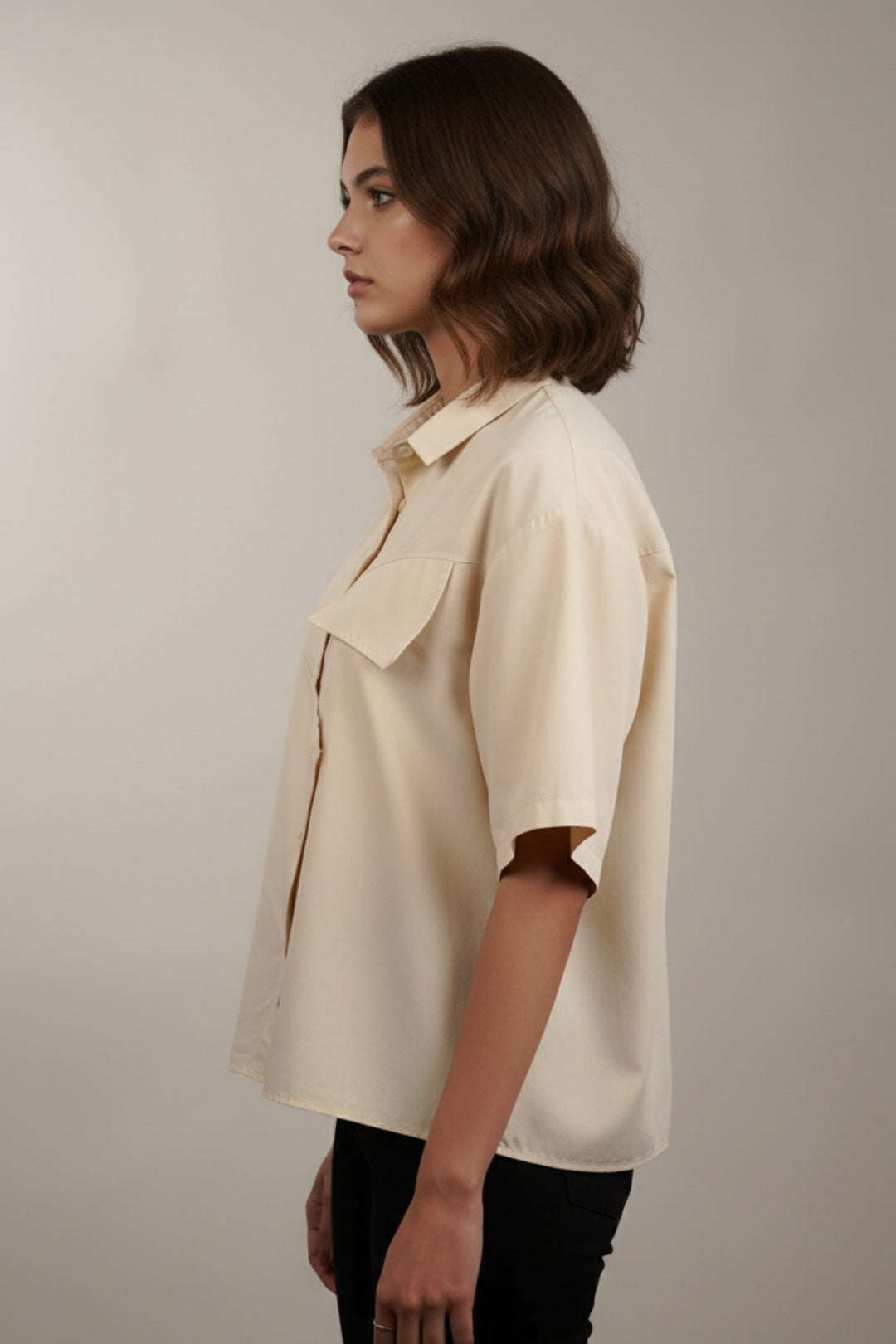 Vanilla Essence Oversized Shirt