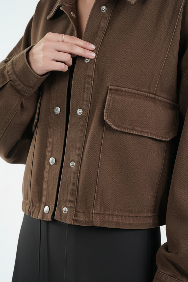 Tawny Toast Oversized Jacket