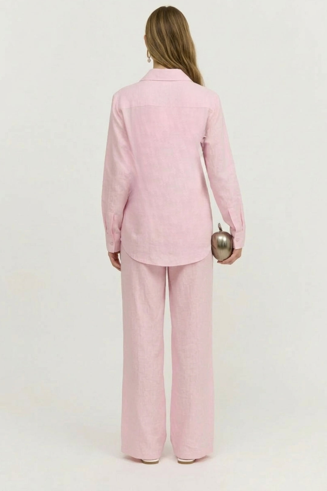 Petal Pink Floral Embroidered Co-Ord Set