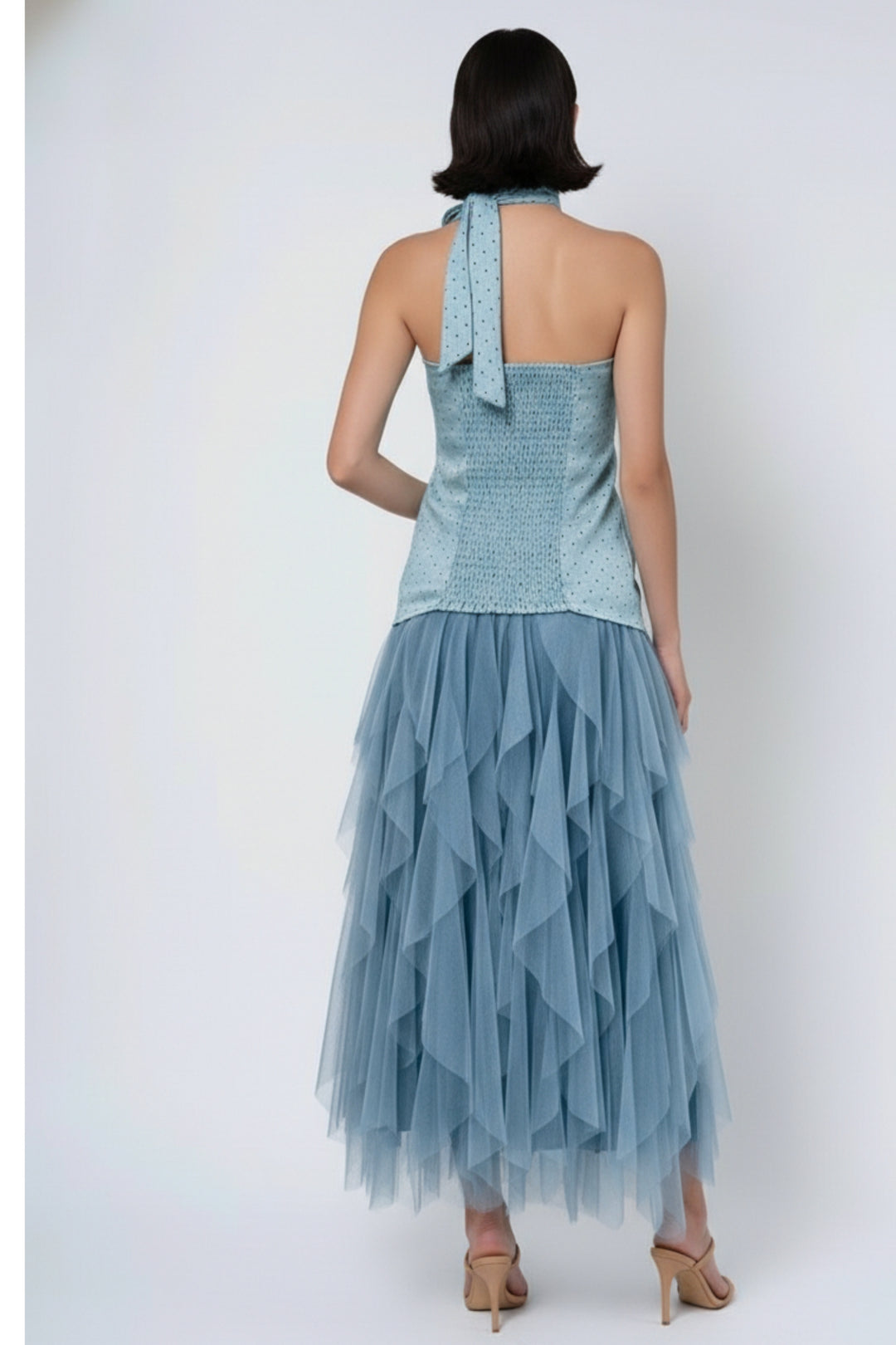 Shades of Sea Ruffle Co-ord set