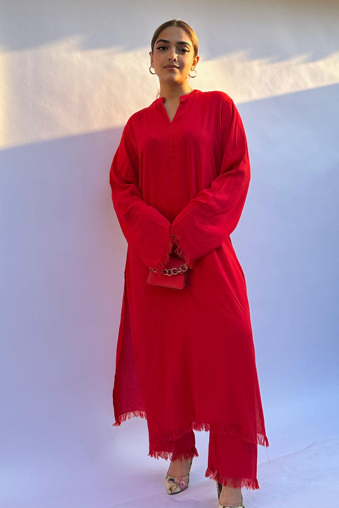 Viscose-silk blend women's coord set online