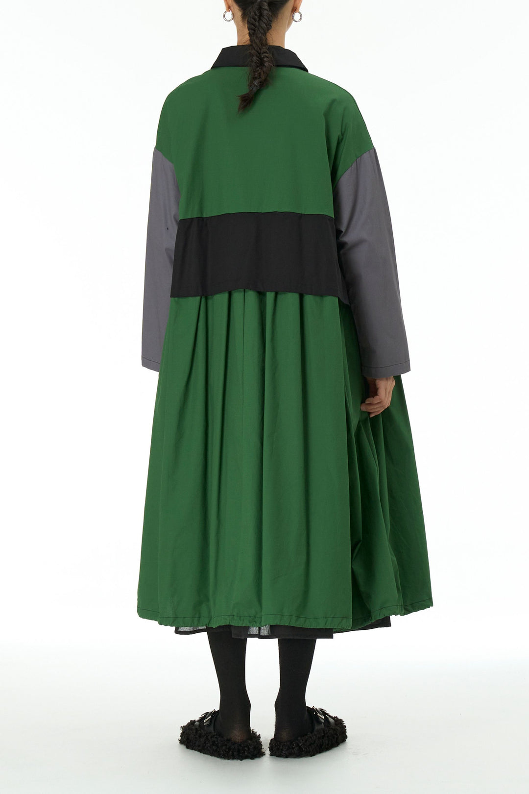 Green Oversized Streetwear Dress