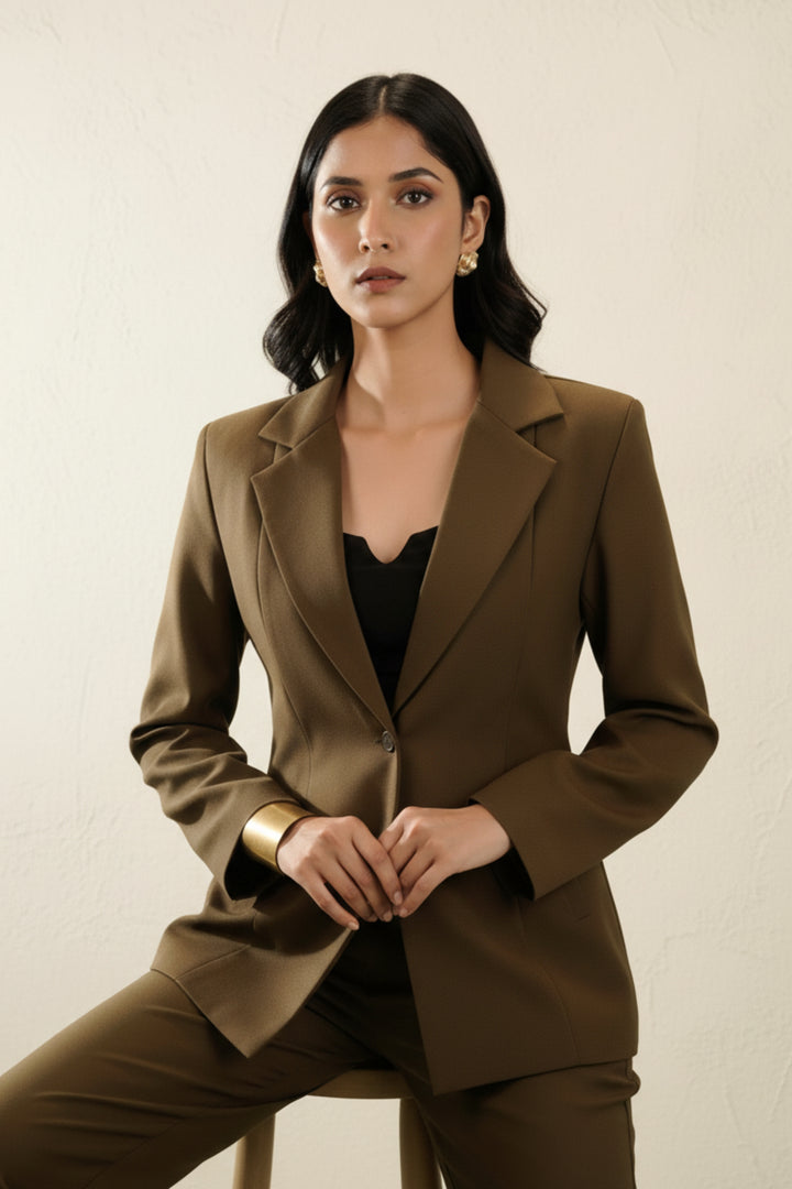 Rich Brown Summer Blazer