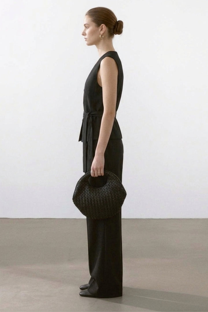 Monaco Noir Buttoned Co-ord