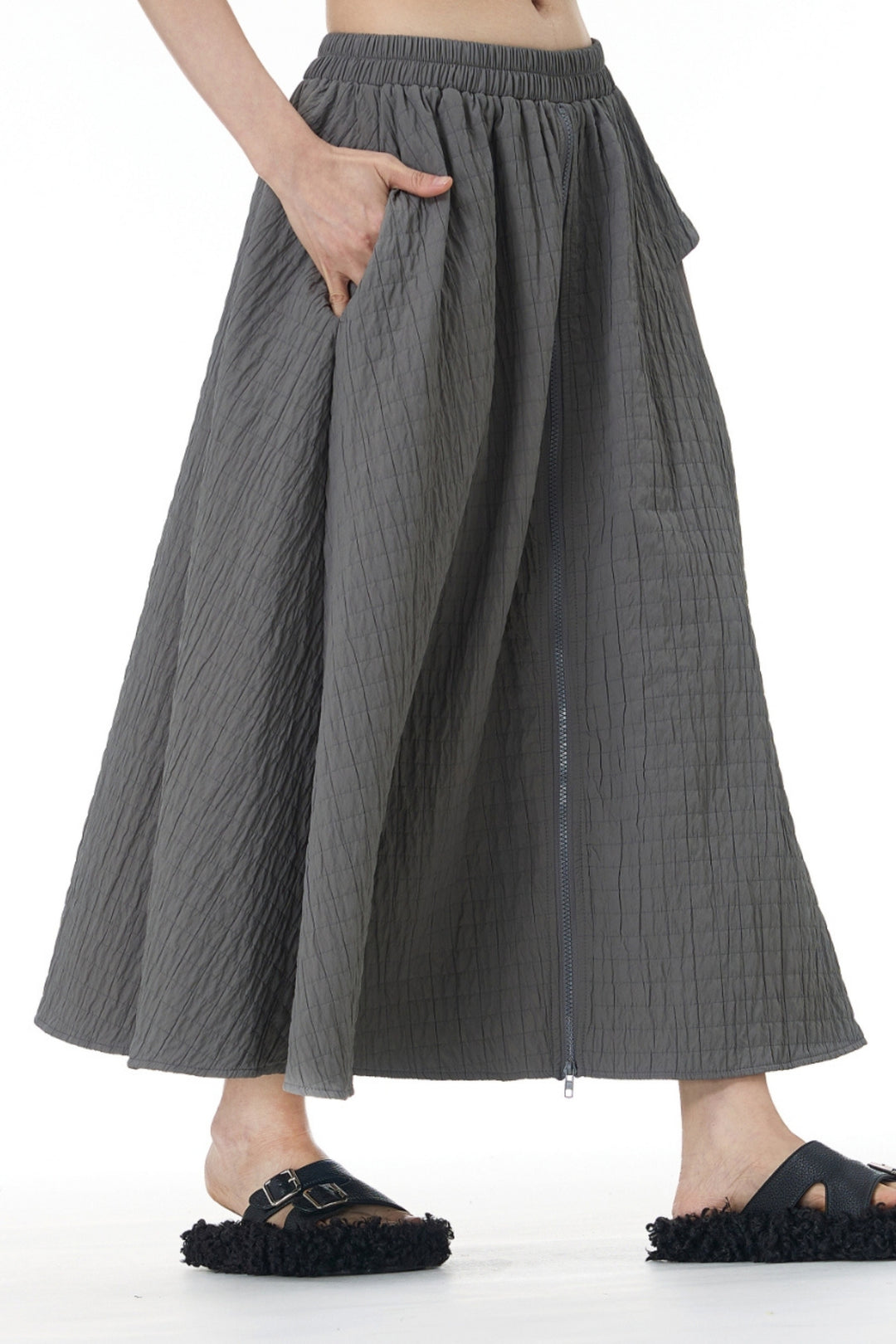 Stellar Luxe Zip Skirt