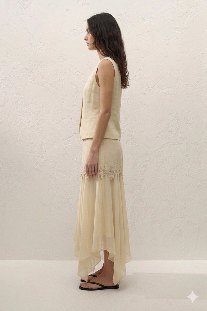 Florence Ivory Layered Co-ord