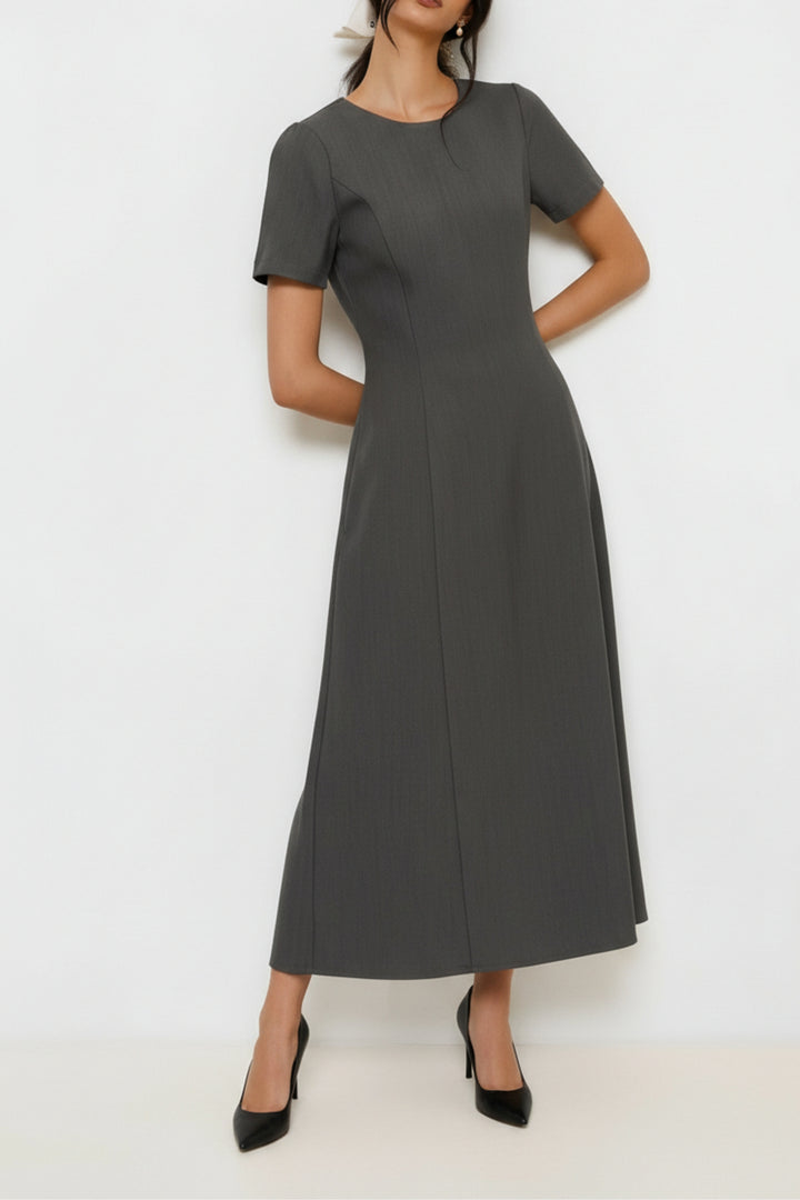 Seal Grey Maxi Dress