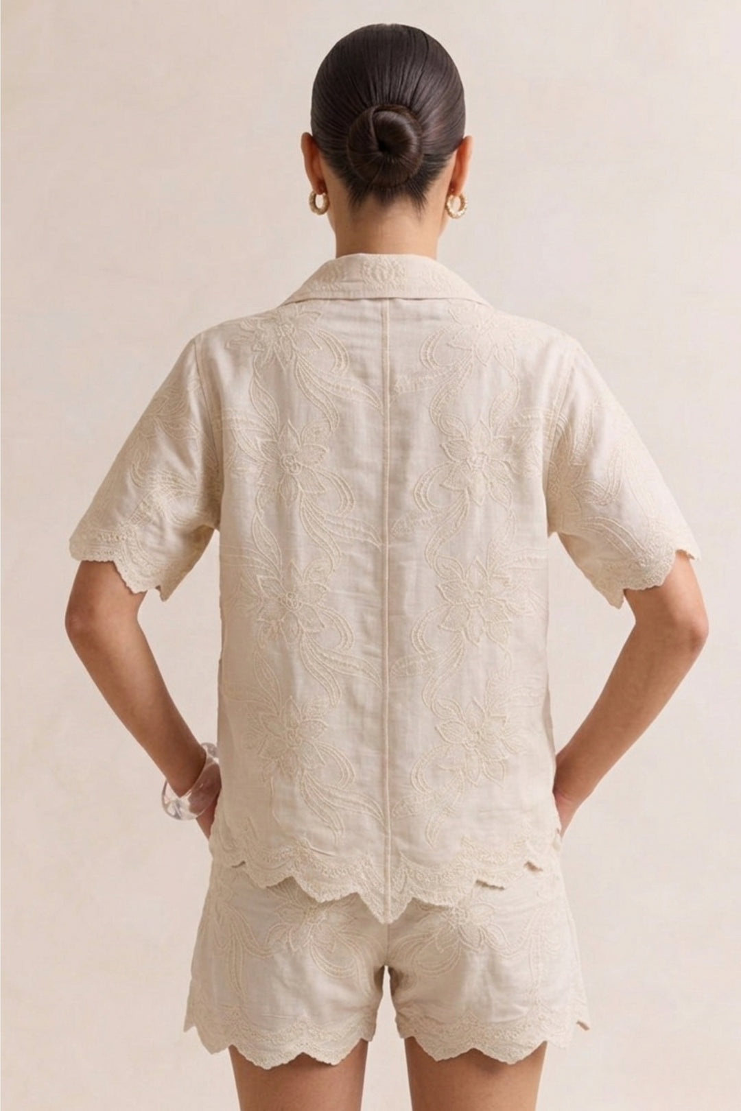 ButterCream Embellished Shorts Co-ord Set