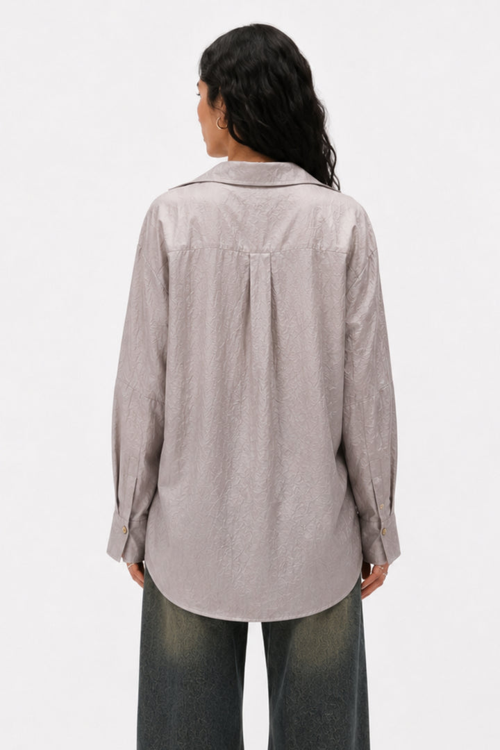 Taupe Dove Buckle Shirt