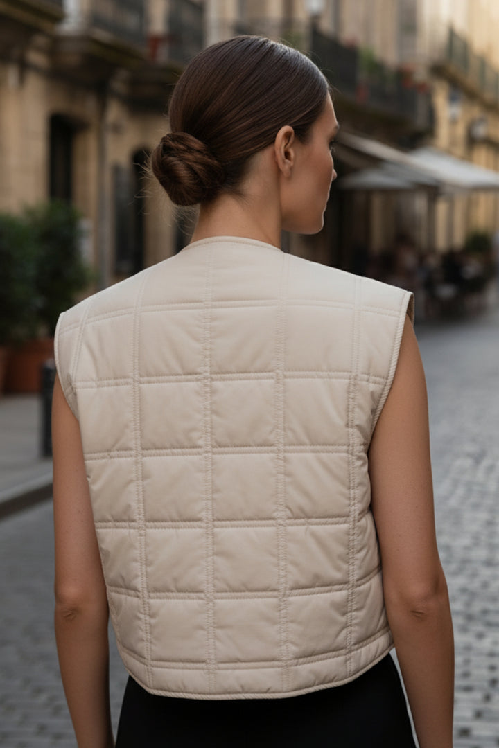 Frosted Quilted Vest