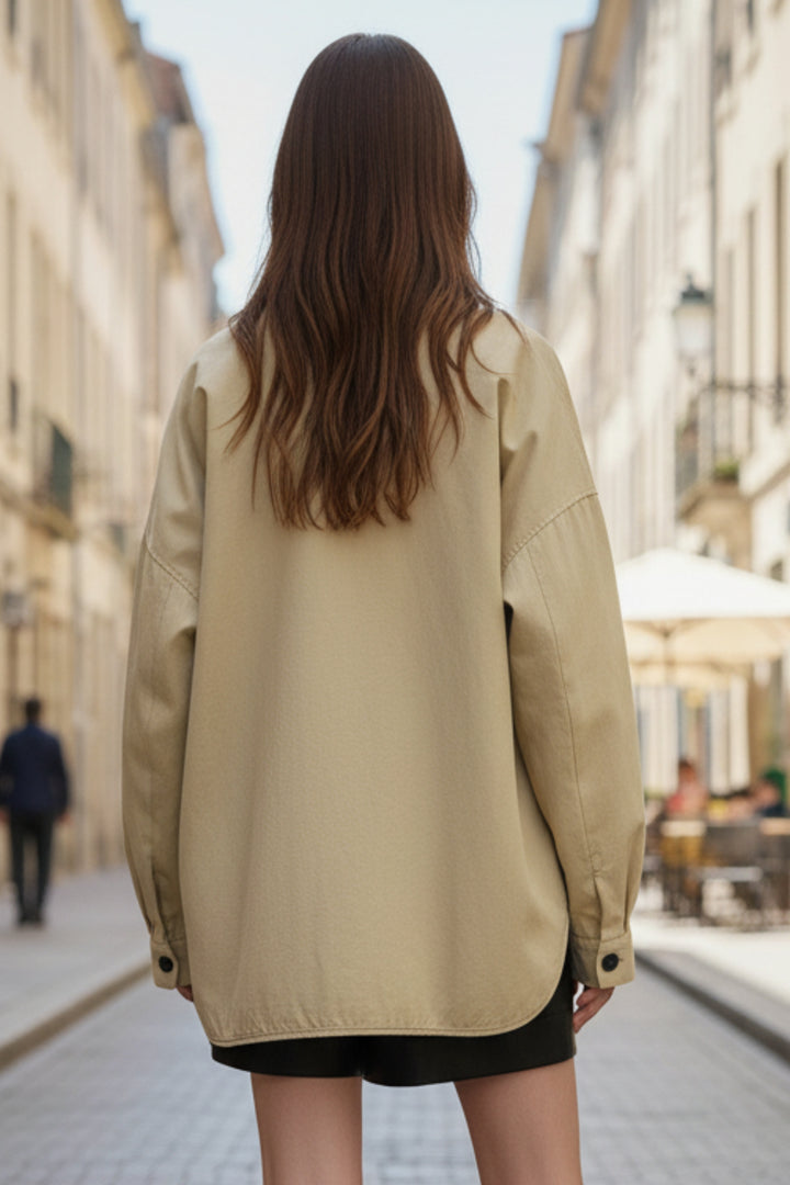 Cream Dream Street Wrap Jacket