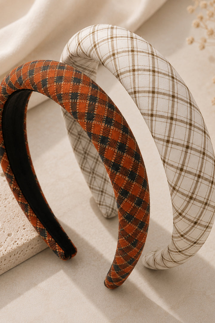Camden Plaid Padded Headband