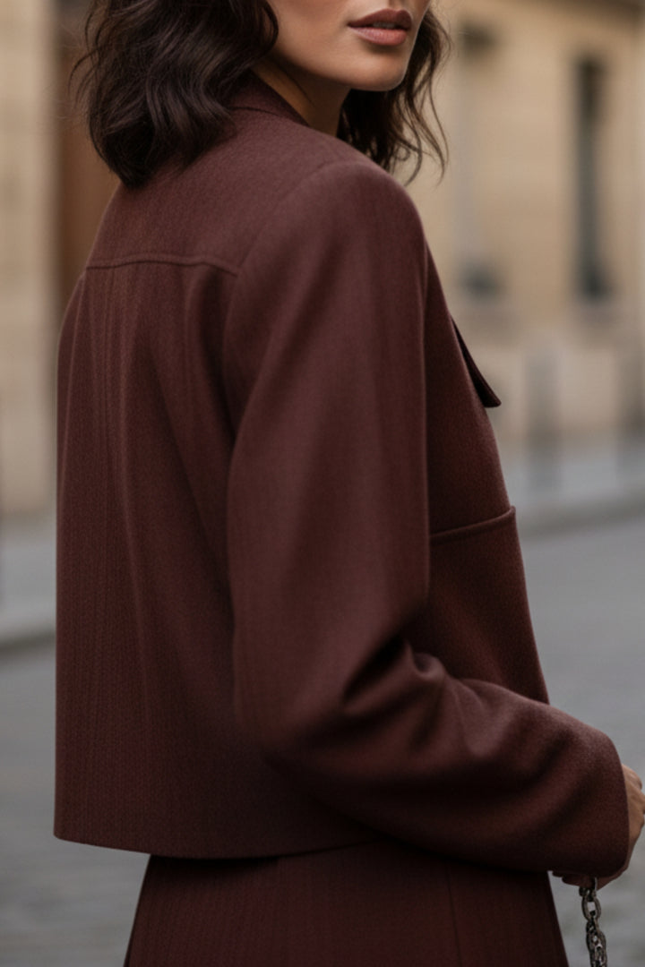 Rustic Rose Velvet Skirt Co-Ord