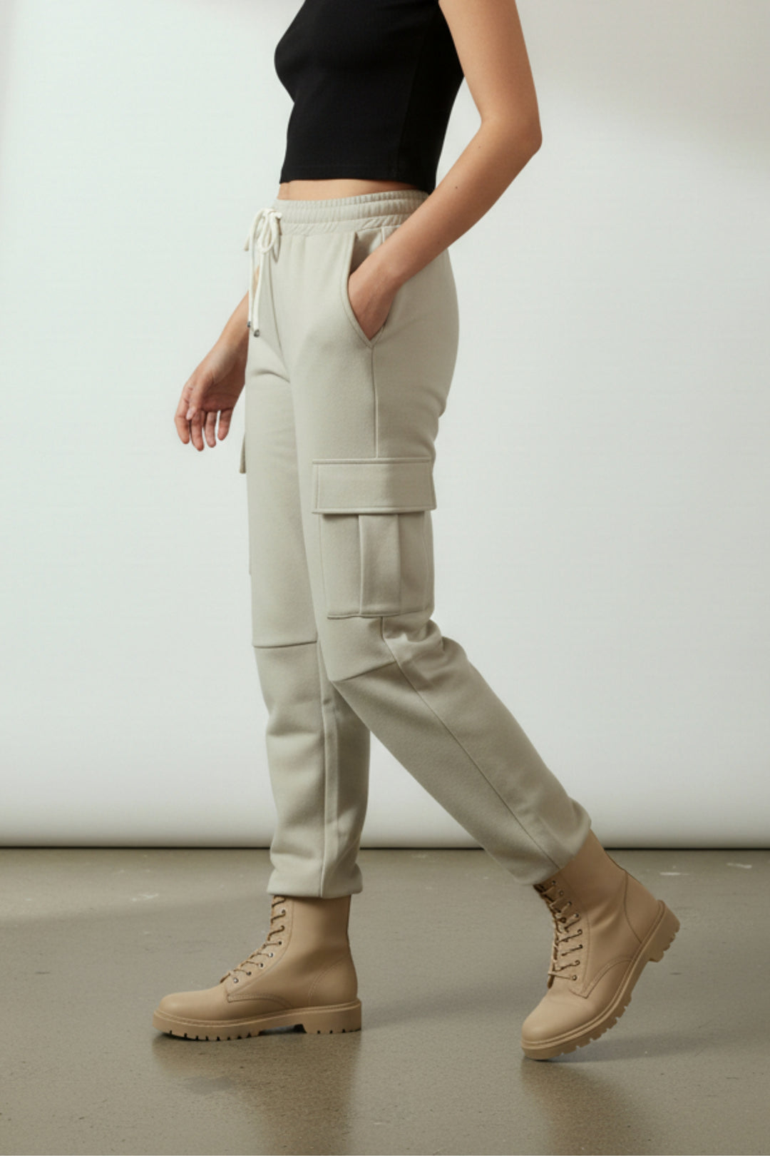 Soft Sage Utility Cargos