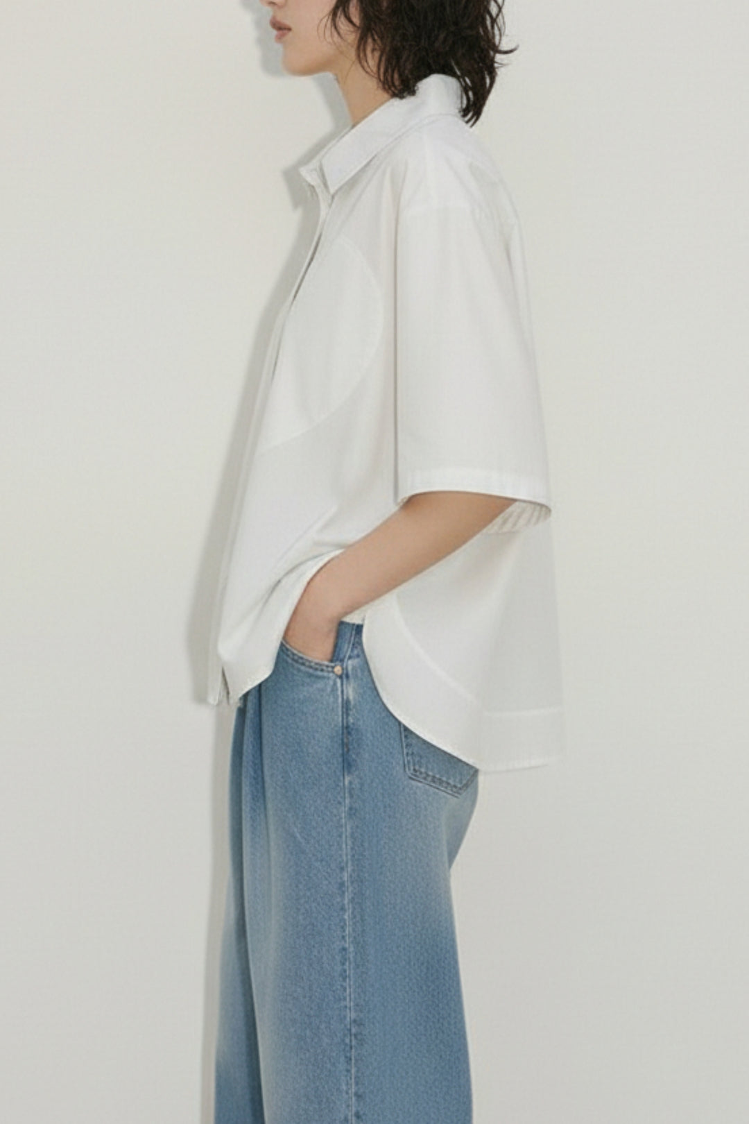 Arctic White Oversized Shirt