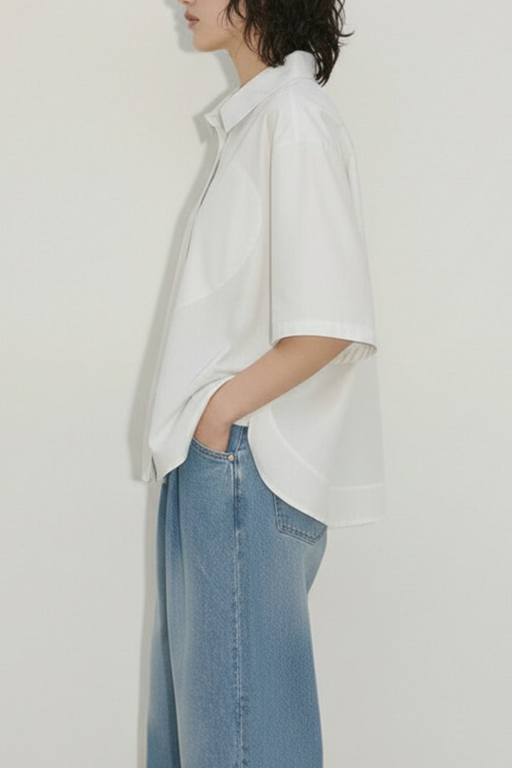 Arctic White Oversized Shirt