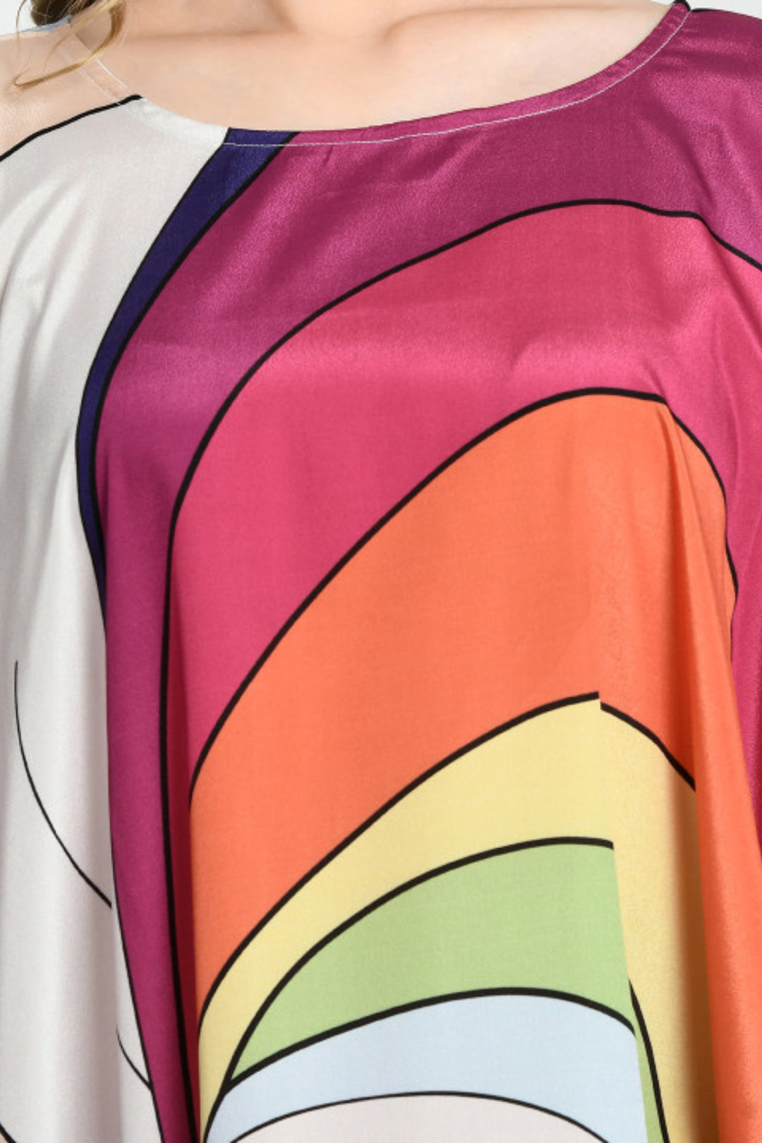 Rainbow Kaftan Dress