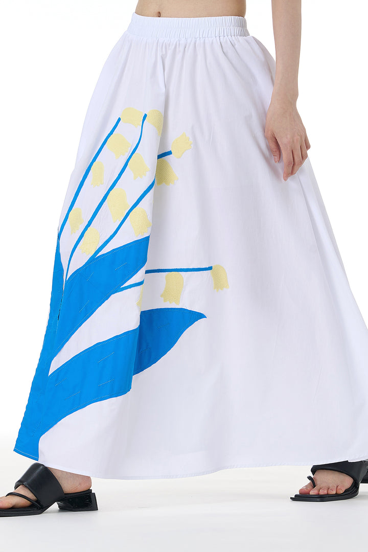 Jasmine White Floral Skirt Co-ord Set