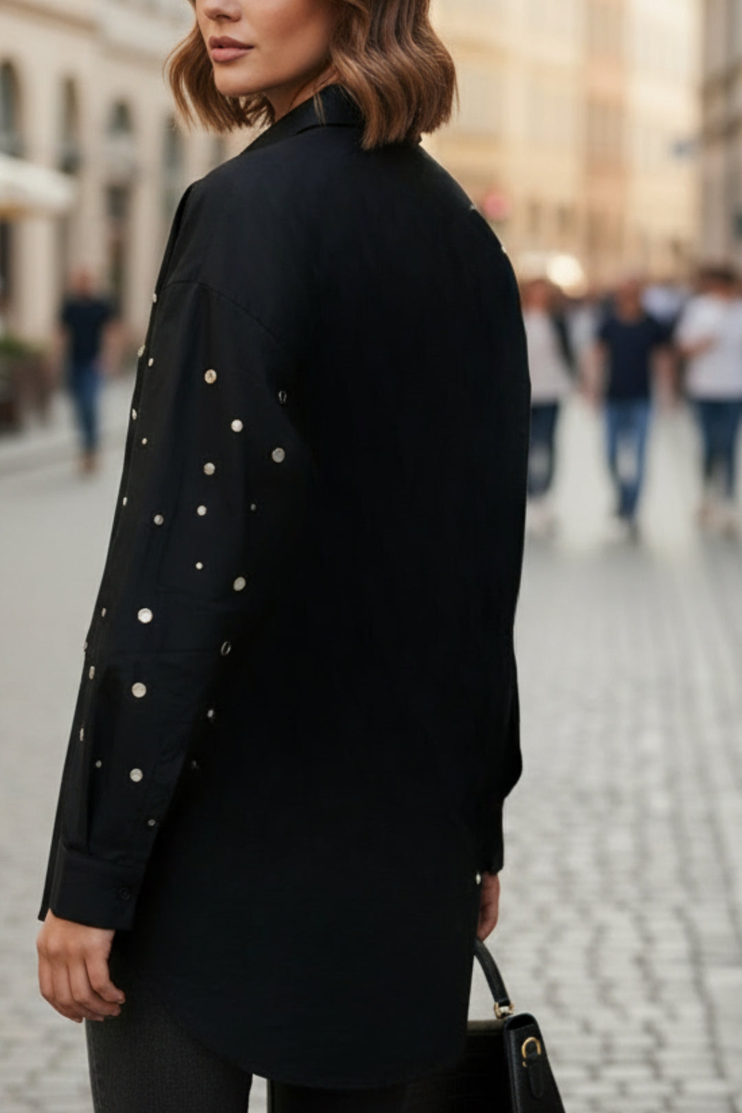 Black Mirror-work Shirt