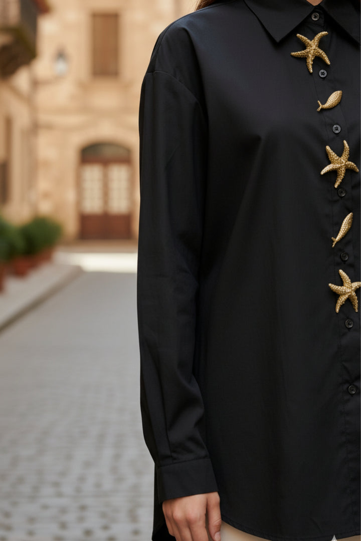Black Coral Starfish Shirt