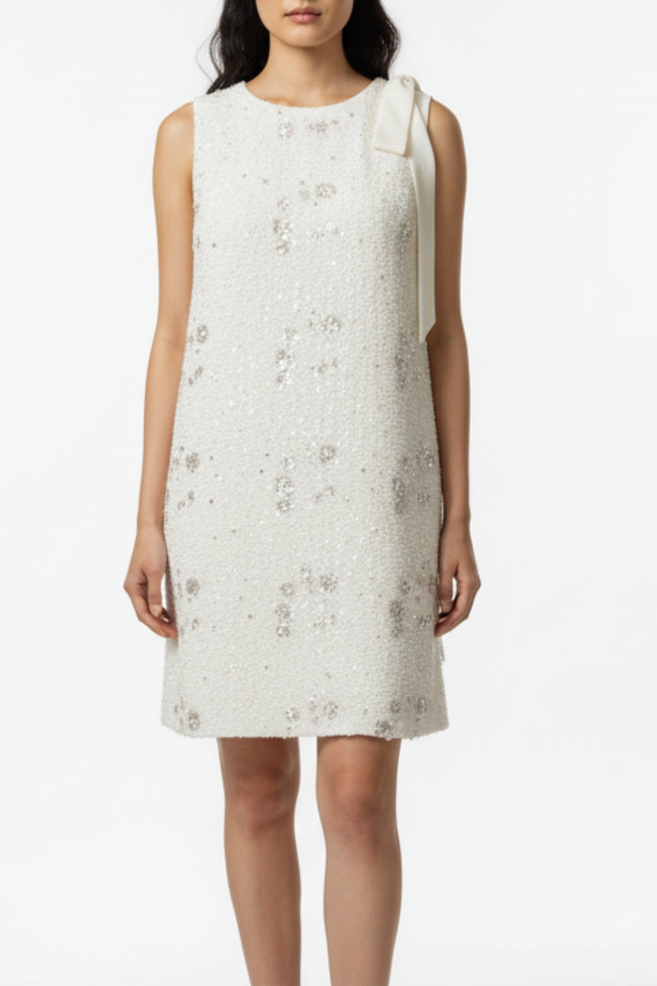 Ivory Serenity Embellished Dress