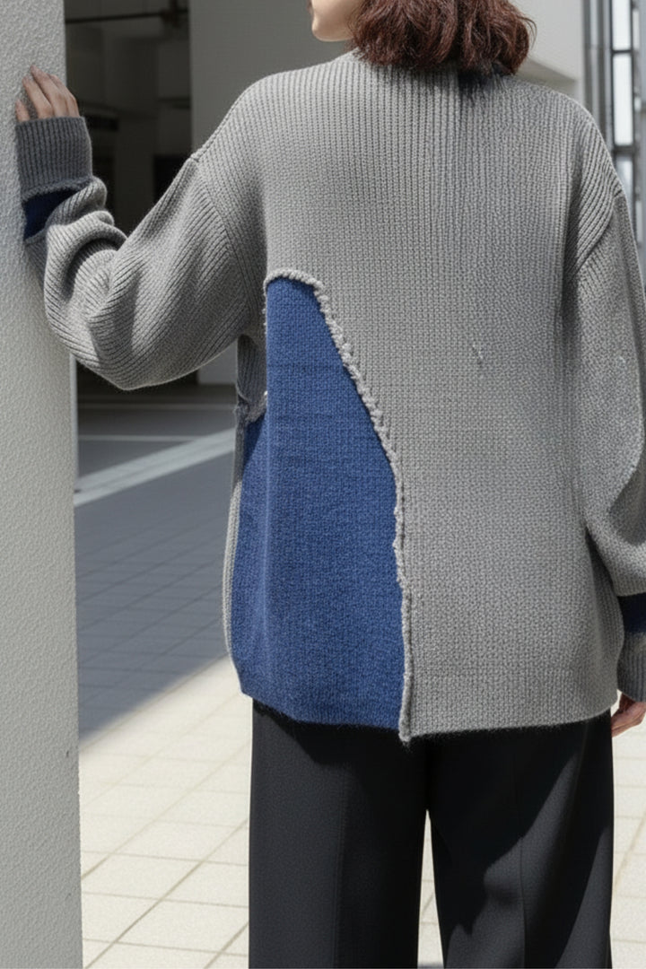 Shadow Sea Patch Sweater