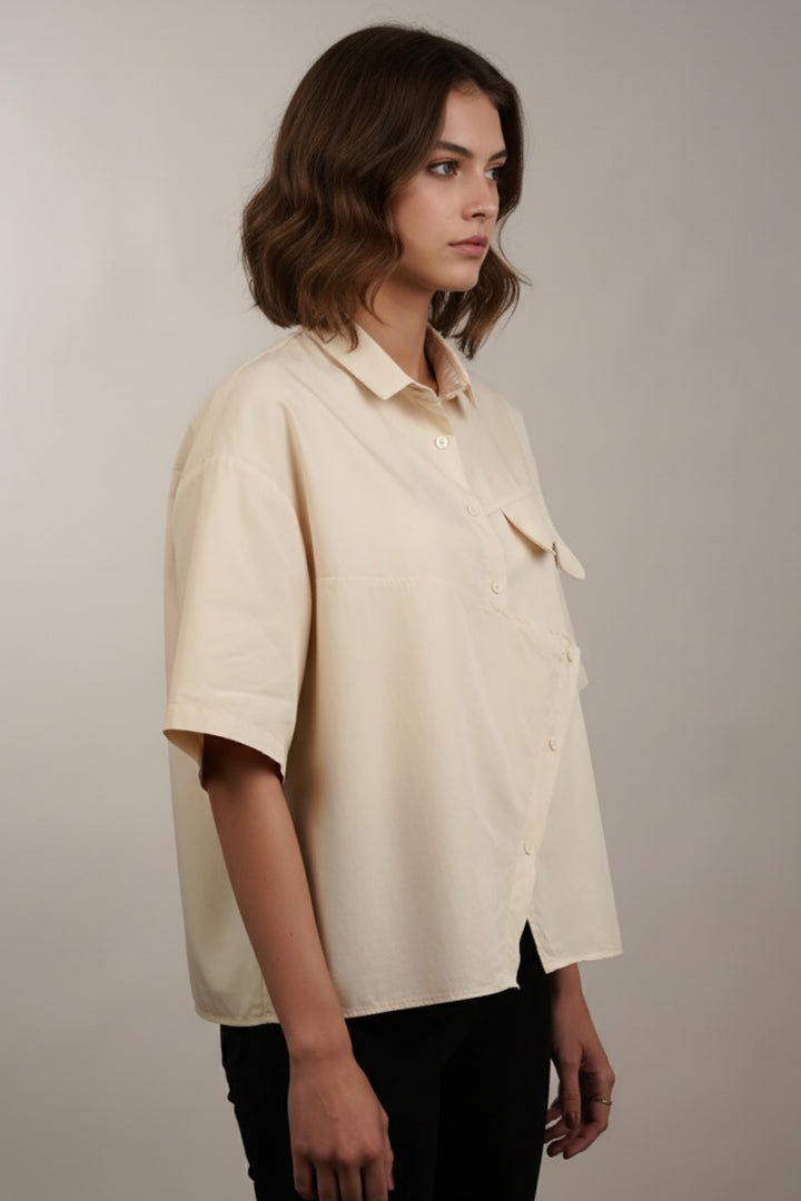Vanilla Essence Oversized Shirt
