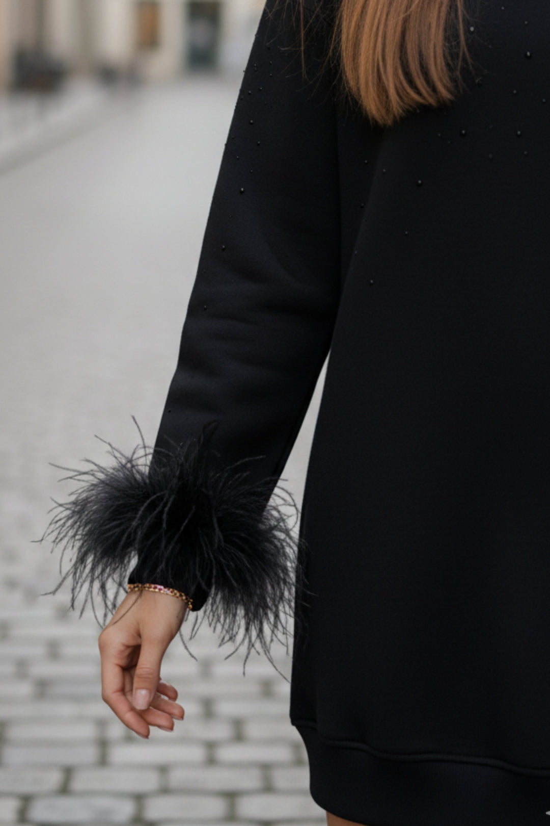 Noir Spark  Oversized Sweatshirt