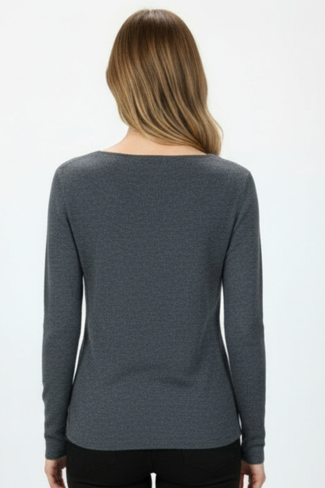 Carbon Edge Layered Knit Top
