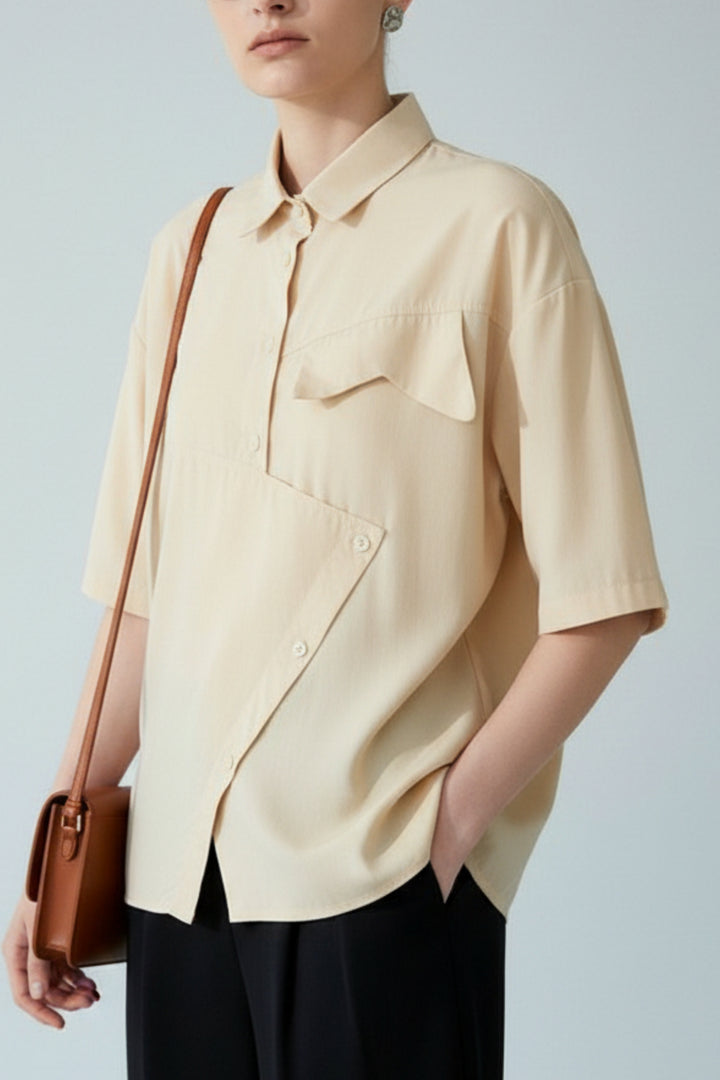 Vanilla Essence Oversized Shirt
