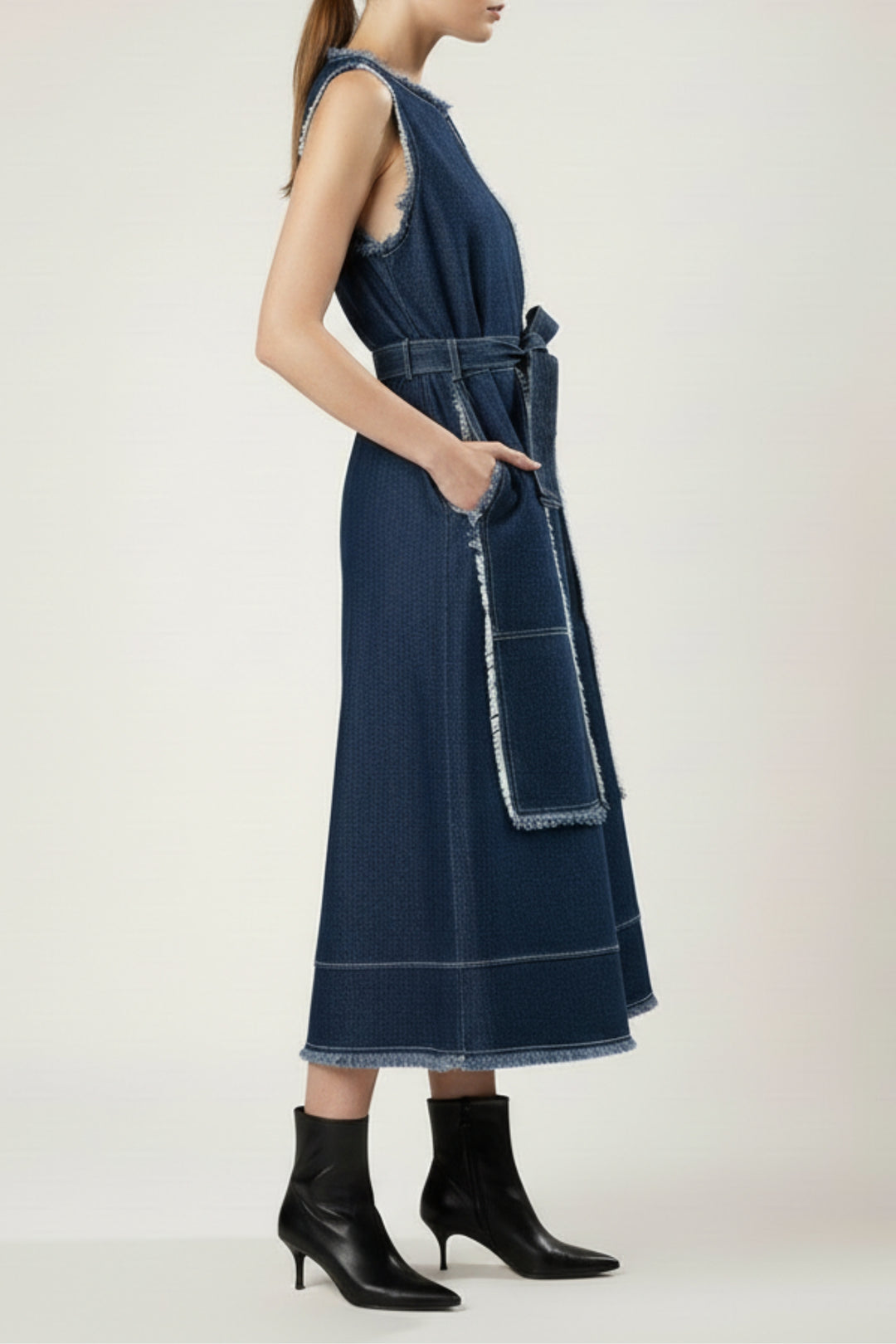 Edge Blue Denim Dress