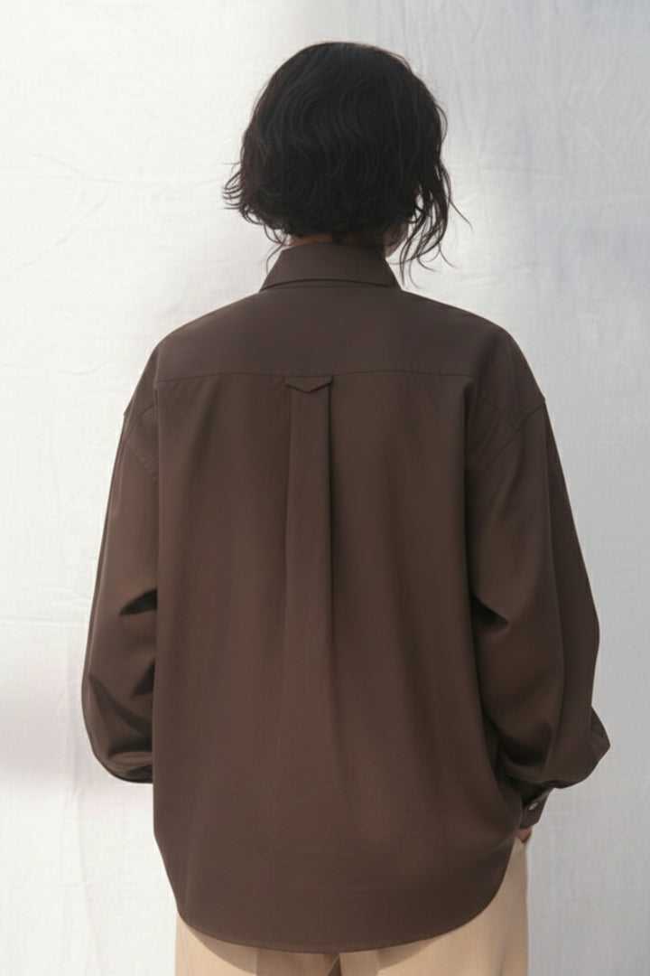 Cocoa Tie-Up Floral Embellished Shirt