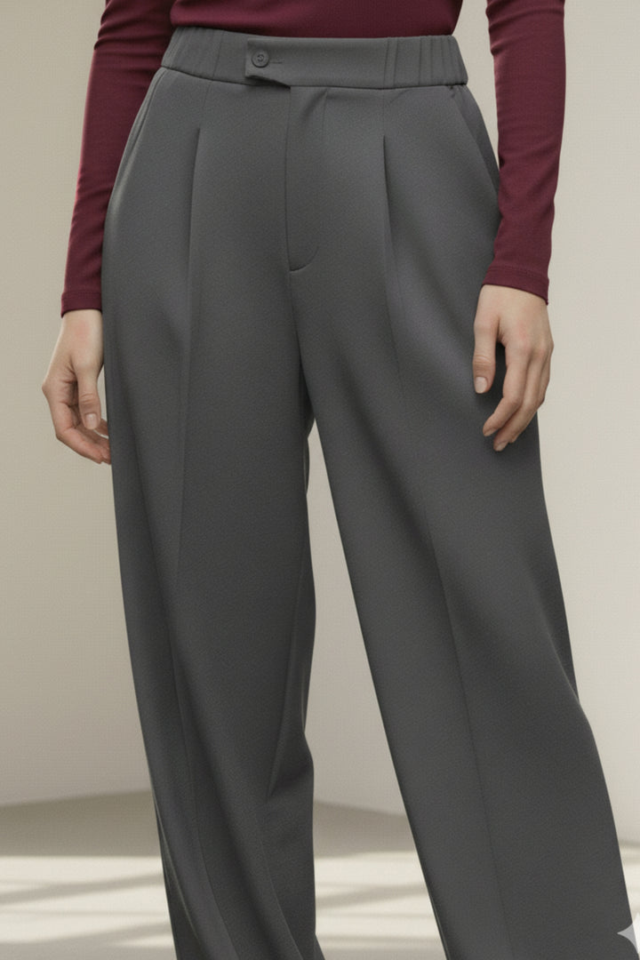 Urban Slate Wide Leg Trouser