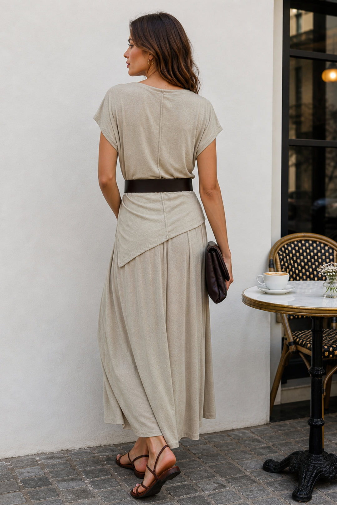 Celeste Oat Drape Co-ord