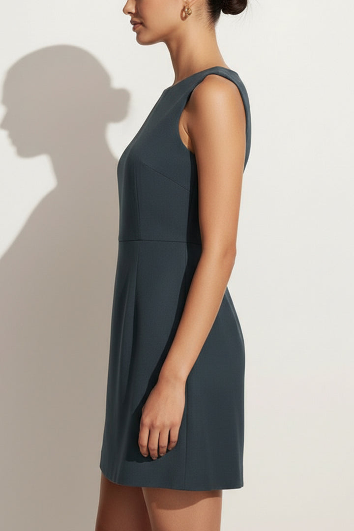 Gracey Grey Bow Dress