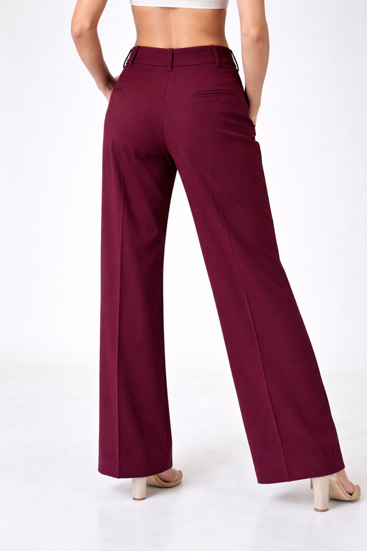 Berry Straight-Fit Trouser