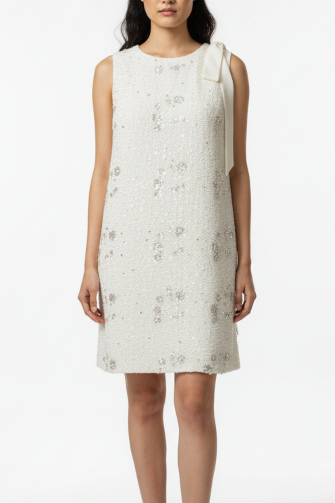 Ivory Serenity Embellished Dress