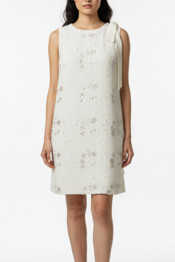 Ivory Serenity Embellished Dress