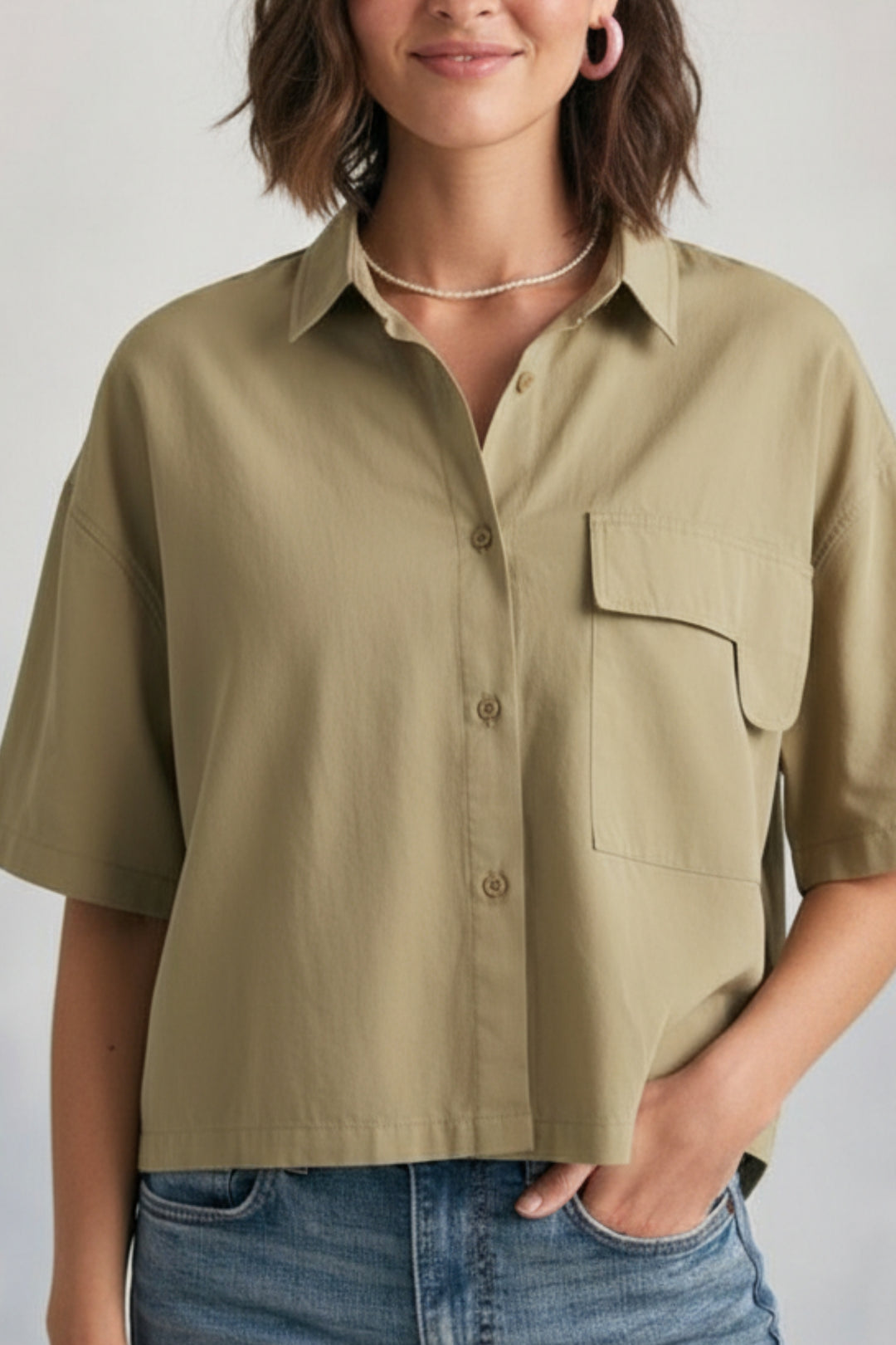 Lily Oversized Collared Shirt